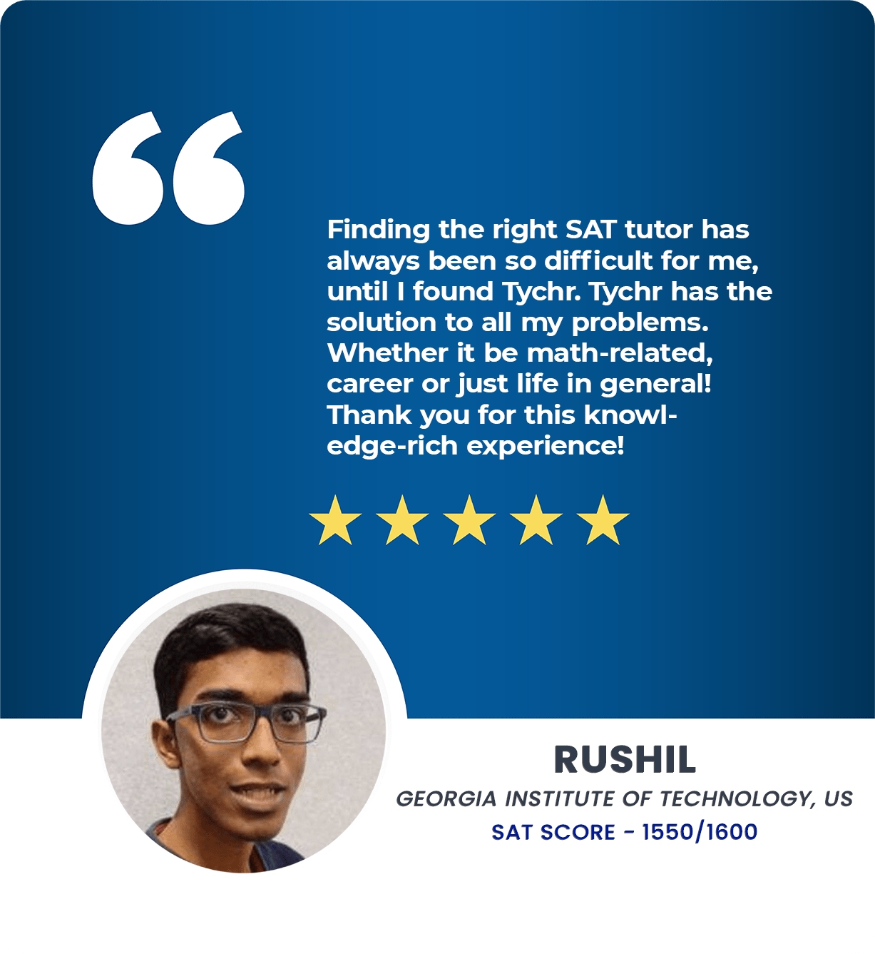 University Profiles 73 RUSHIL SAT